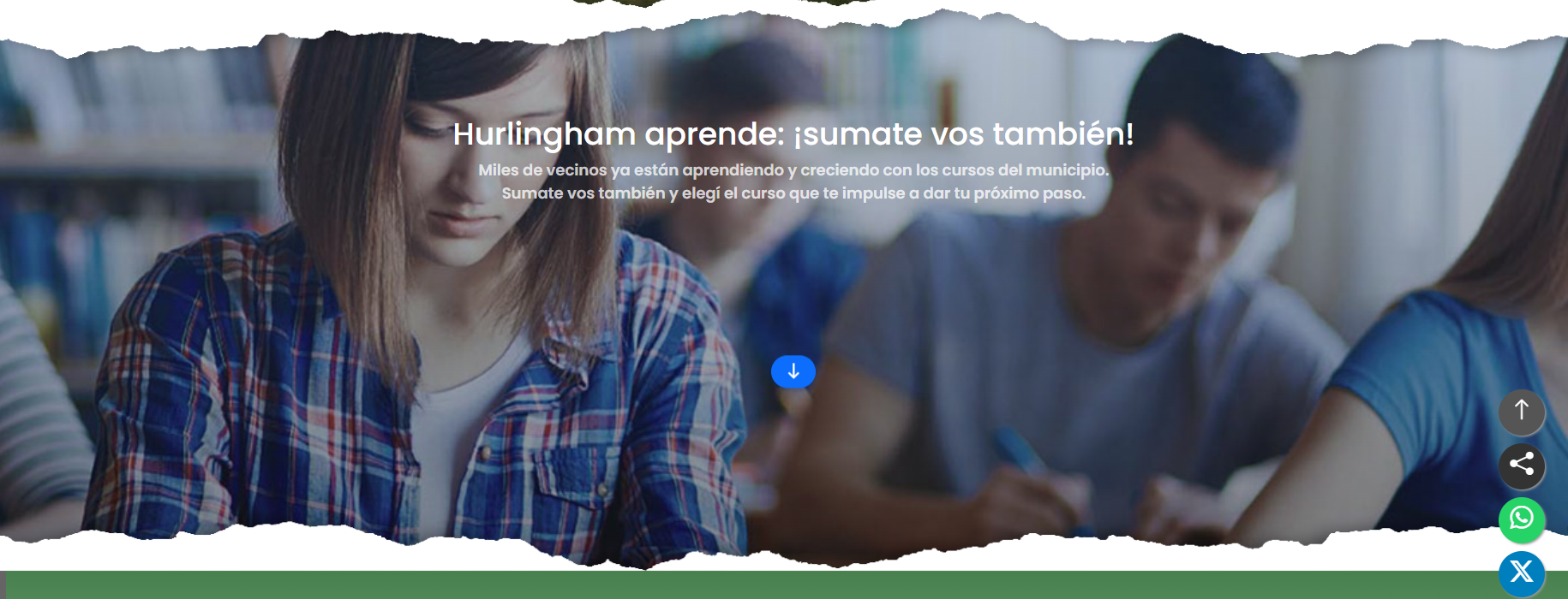 Convocatoria a sumarse a los cursos